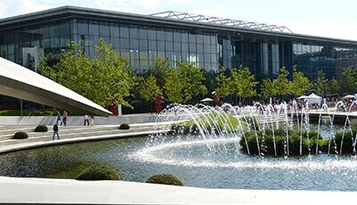 Brunnen in der Autostadt Wolfsburg